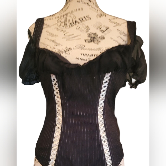 UNIIQUE 5 PIECE SEXY GANGSTER COSTUME!!!!  WOW!!! SIZE SMALL - Picture 4 of 13